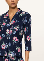 LAUREN RALPH LAUREN 3/4-Schlafanzug , Farbe: DUNKELBLAU/ PINK/ MINT (Bild 1)