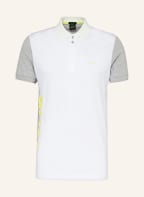 BOSS Piqué-Poloshirt PADDY Regular Fit, Farbe: WEISS/ GELB/ GRAU (Bild 1)