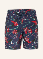 Superdry Badeshorts VINTAGE HAWAIIAN, Farbe: DUNKELBLAU/ ROT/ GRÜN (Bild 1)