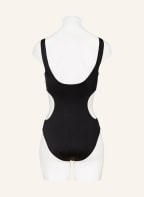 POLO RALPH LAUREN Swimsuit SHINY RIB, Color: BLACK (Image 1)