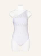 LAUREN RALPH LAUREN One-shoulder swimsuit OTTOMAN, Color: WHITE (Image 1)