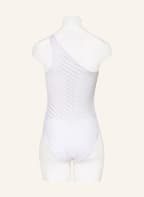 LAUREN RALPH LAUREN One-shoulder swimsuit OTTOMAN, Color: WHITE (Image 1)