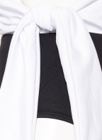 LAUREN RALPH LAUREN One-shoulder swimsuit BEL AIR, Color: BLACK/ WHITE (Image 1)
