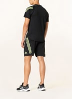 adidas T-Shirt TRAIN ICON mit Mesh, Farbe: SCHWARZ/ NEONGRÜN (Bild 1)