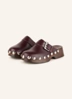 GANNI Clogs RETRO, Farbe: DUNKELROT (Bild 1)