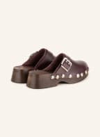 GANNI Clogs RETRO, Farbe: DUNKELROT (Bild 1)