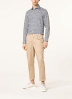 seidensticker Leinenhemd Slim Fit, Farbe: WEISS/ BLAU/ OLIV (Bild 1)