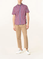 seidensticker Kurzarm-Hemd Casual Fit, Farbe: WEISS/ DUNKELBLAU/ ROT (Bild 1)