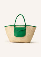 MRS & HUGS Shopper, Farbe: CREME/ GRÜN (Bild 1)