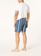 mey Lounge-Shorts Serie MAASTRICHT, Farbe: WEISS/ DUNKELBLAU/ DUNKELGRÜN (Bild 1)