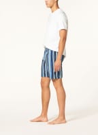 mey Lounge-Shorts Serie MAASTRICHT, Farbe: WEISS/ DUNKELBLAU/ DUNKELGRÜN (Bild 1)
