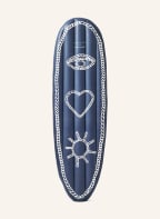 SUNNYLIFE Inflatable floating air mattress I LOVE SUN, Color: DARK BLUE/ WHITE (Image 1)