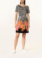 efixelle Kleid, Farbe: CREME/ SCHWARZ/ ORANGE (Bild 1)