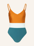 Barts Badeanzug CASCADE, Farbe: PETROL/ DUNKELORANGE/ MINT (Bild 1)