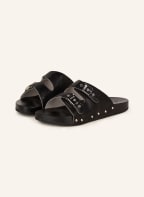 Scholl Pantoletten PESCURA 2 STRAPS, Farbe: SCHWARZ (Bild 1)