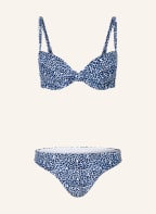 Hot Stuff Bügel-Bikini BLUE LEO, Farbe: WEISS/ BLAU/ DUNKELBLAU (Bild 1)