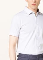 DESOTO Kurzarm-Hemd Slim Fit aus Jersey, Farbe: WEISS (Bild 1)