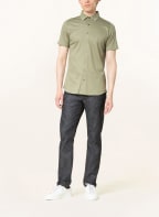 DESOTO Kurzarm-Hemd Slim Fit aus Jersey, Farbe: OLIV (Bild 1)