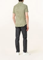 DESOTO Kurzarm-Hemd Slim Fit aus Jersey, Farbe: OLIV (Bild 1)