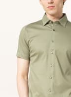 DESOTO Kurzarm-Hemd Slim Fit aus Jersey, Farbe: OLIV (Bild 1)