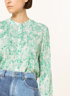 ICHI Bluse IHMARRAKECH, Farbe: WEISS/ GRÜN (Bild 1)