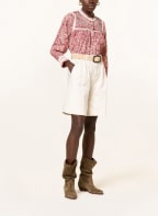 ICHI Bluse IRAMELIE mit Lochstickerei, Farbe: ALTROSA/ WEISS (Bild 1)
