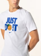 Nike T-Shirt JUST DO IT, Farbe: WEISS/ BLAU/ ORANGE (Bild 1)
