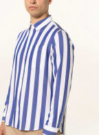seidensticker Jerseyhemd Regular Fit, Farbe: WEISS/ BLAU/ LACHS (Bild 1)