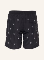 DAILY PAPER Badeshorts RESHIELD, Farbe: SCHWARZ/ WEISS (Bild 1)
