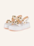 AGL Plateau-Sandalen MAILA, Farbe: WEISS (Bild 1)