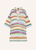 MISSONI Tunika, Farbe: WEISS/ HELLBLAU/ DUNKELORANGE (Bild 1)