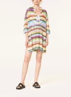 MISSONI Tunika, Farbe: WEISS/ HELLBLAU/ DUNKELORANGE (Bild 1)