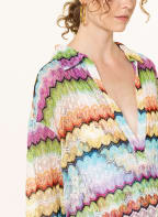 MISSONI Tunika, Farbe: WEISS/ HELLBLAU/ DUNKELORANGE (Bild 1)