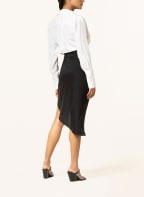 GAUGE81 Silk skirt PAITA, Color: BLACK (Image 1)