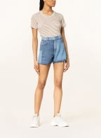 Marc O'Polo DENIM T-Shirt, Farbe: WEISS/ COGNAC (Bild 1)