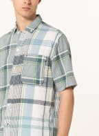 TOMMY HILFIGER Short-sleeved shirt regular fit, Color: DARK BLUE/ LIGHT BLUE (Image 1)
