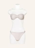 Filippa K Bandeau-Bikini-Top, Farbe: BEIGE/ SCHWARZ (Bild 1)