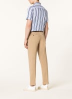 OLYMP Kurzarm-Hemd Level Five 24/Seven body fit aus Jersey , Farbe: WEISS/ HELLBLAU/ DUNKELBLAU (Bild 1)
