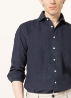 STROKESMAN'S Leinenhemd Modern Fit , Farbe: DUNKELBLAU (Bild 1)