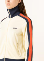 GANNI Jacke mit Galonstreifen, Farbe: HELLGELB/ DUNKELBLAU (Bild 1)