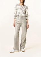 CLOSED Long sleeve shirt , Color: CREAM/ GRAY (Image 1)
