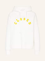 CLOSED Hoodie , Color: WHITE/ DARK ORANGE (Image 1)