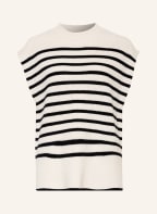 CLOSED Sleeveless sweater, Color: BLACK/ WHITE (Image 1)