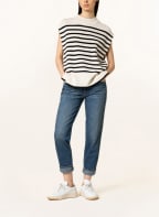 CLOSED Sleeveless sweater, Color: BLACK/ WHITE (Image 1)
