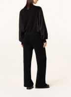 CLOSED Sweater in mixed materials, Color: BLACK (Image 1)
