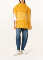 CLOSED Poncho , Farbe: DUNKELGELB/ ECRU (Bild 1)