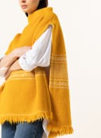 CLOSED Poncho , Farbe: DUNKELGELB/ ECRU (Bild 1)