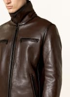 MILESTONE Lederjacke MS-MATTEO, Farbe: DUNKELBRAUN (Bild 1)