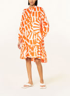 RISY & JERFS Kleid DELFT, Farbe: WEISS/ ORANGE (Bild 1)