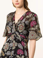 rag & bone Kleid TAMAR mit Seide , Farbe: SCHWARZ/ FUCHSIA/ CREME (Bild 1)